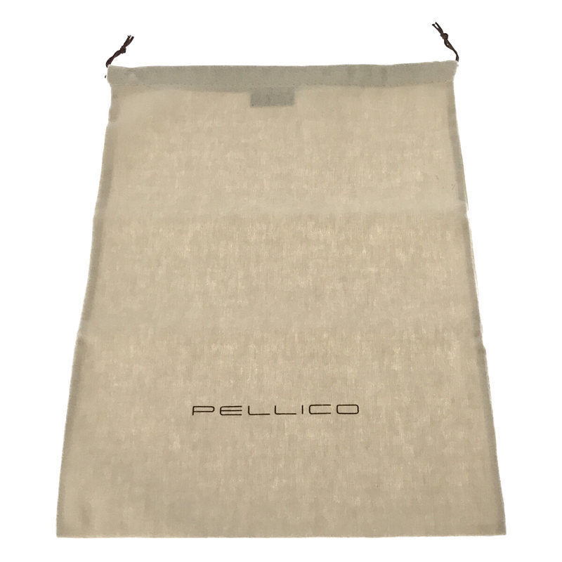 PELLICO / ペリーコ MODE 80 スエード レザー セミスクエアトゥ ヒール パンプス 箱・保存袋付き