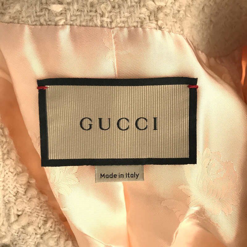 GUCCI / グッチ ムートンブークレコート ハンガー・カバー付き