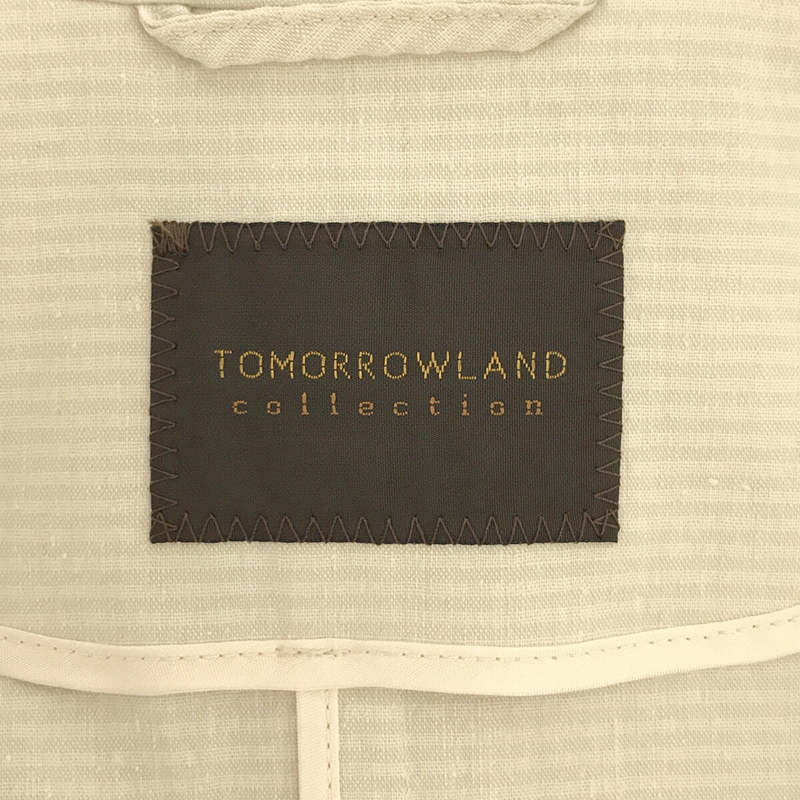 TOMORROWLAND collection / トゥモローランドコレクション リネンサッカーストレッチ ダブルブレストジャケット