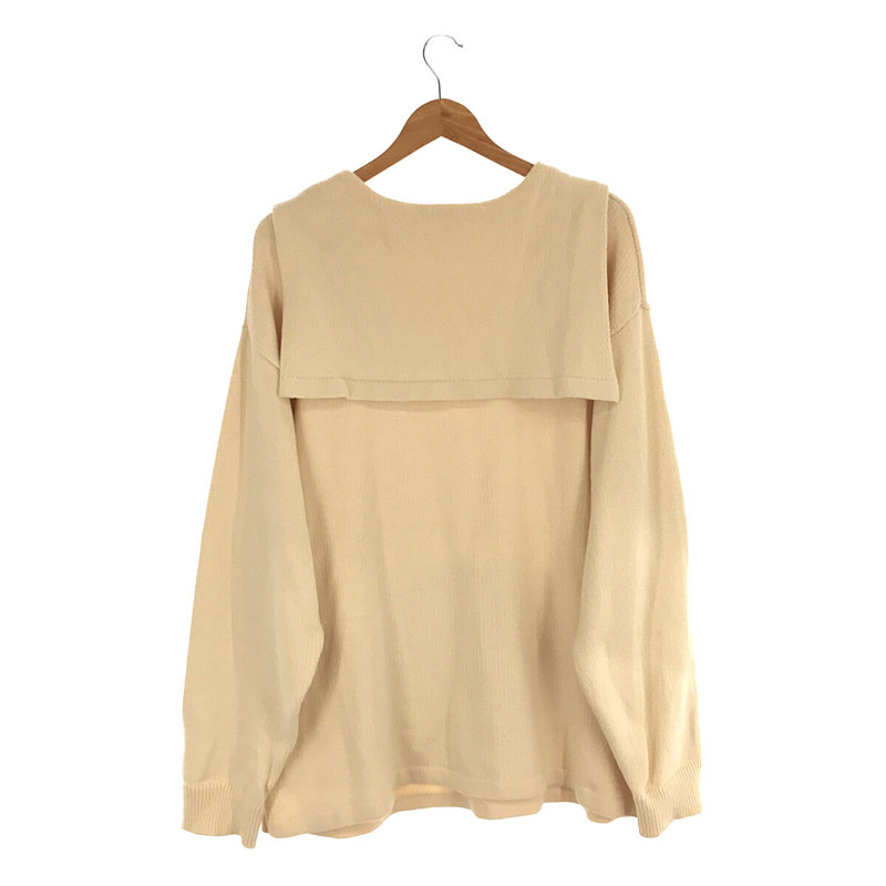 6(ROKU) / ロク SAILOR KNIT PULLOVER コットン セーラー ニット プルオーバー