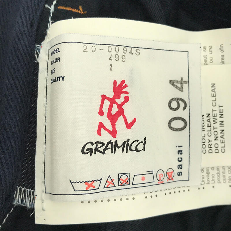 sacai / サカイ × GRAMICCI グラミチ別注 デニム クライミング パンツ