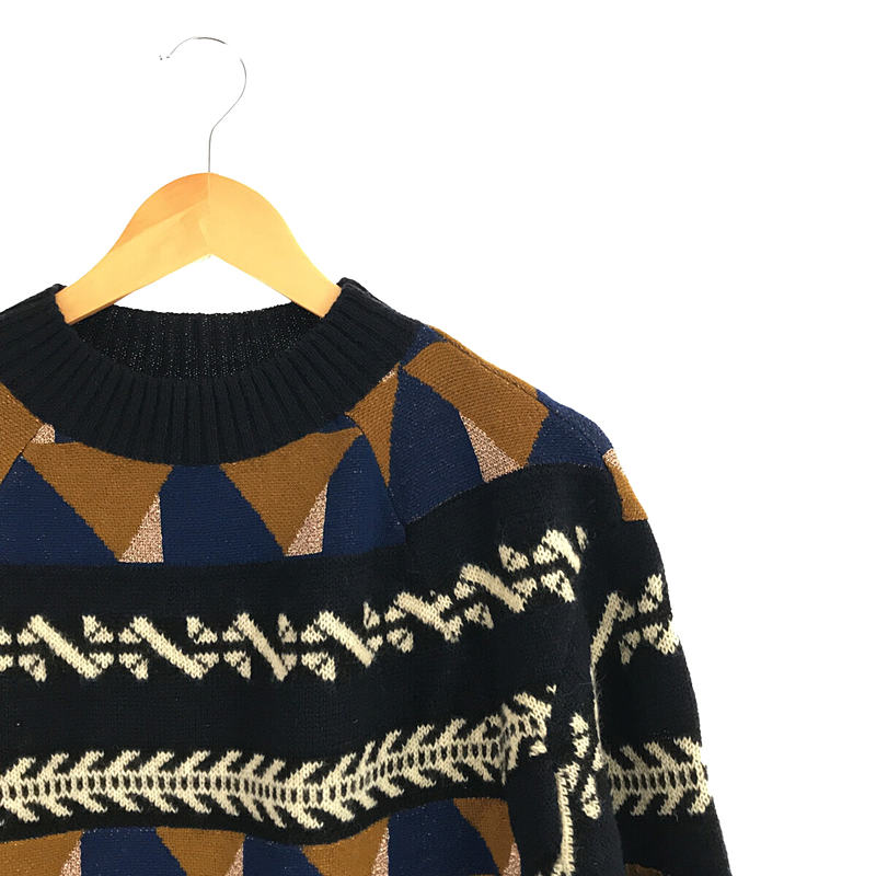 DRIES VAN NOTEN 15AW ラメ ニット キャメル-