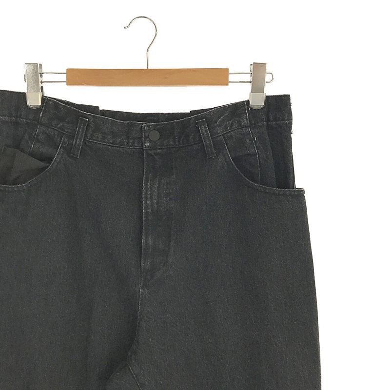 stein / シュタイン ”EX WIDE HOOKED DENIM JEANS” ウエストホックワイドデニムパンツ ユニセックス