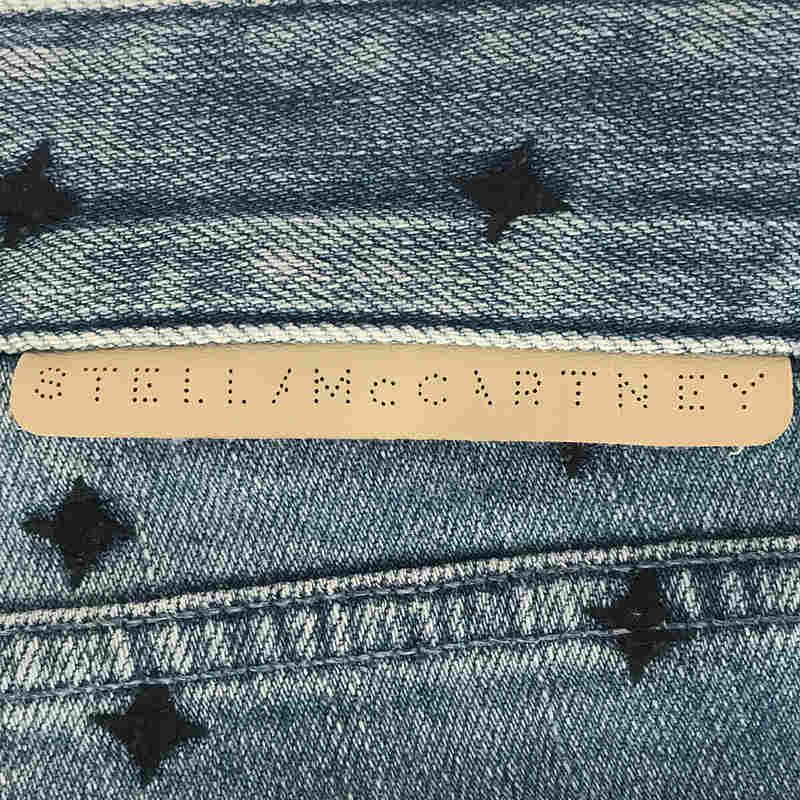 STELLA McCARTNEY / ステラマッカートニー 星刺繡 スキニージーンズ デニムパンツ