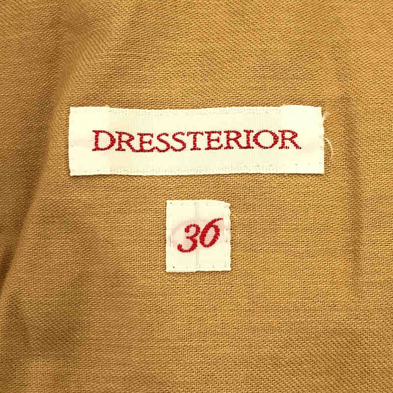 DRESSTERIOR / ドレステリア サイドジップ タック イージー テーパード パンツ