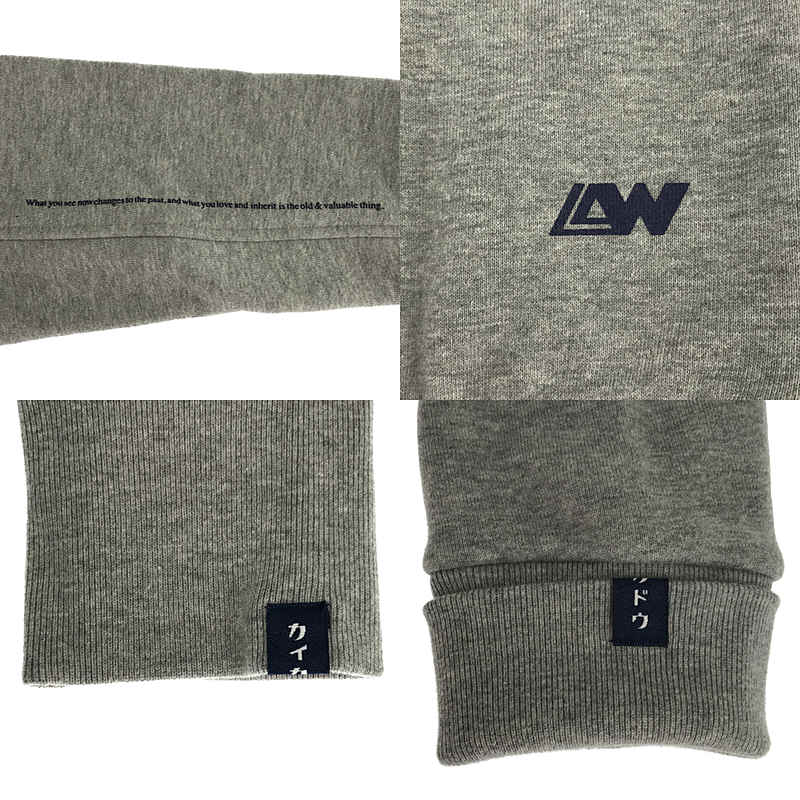 LOOPWHEELER / ループウィラー × 開花堂 カイカドウ別注 スウェット ワッペン バックプリント スタジャン