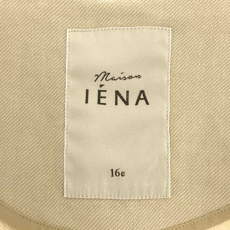IENA / イエナ IENA maison MANTECO リネンノーカラーブルゾン beige