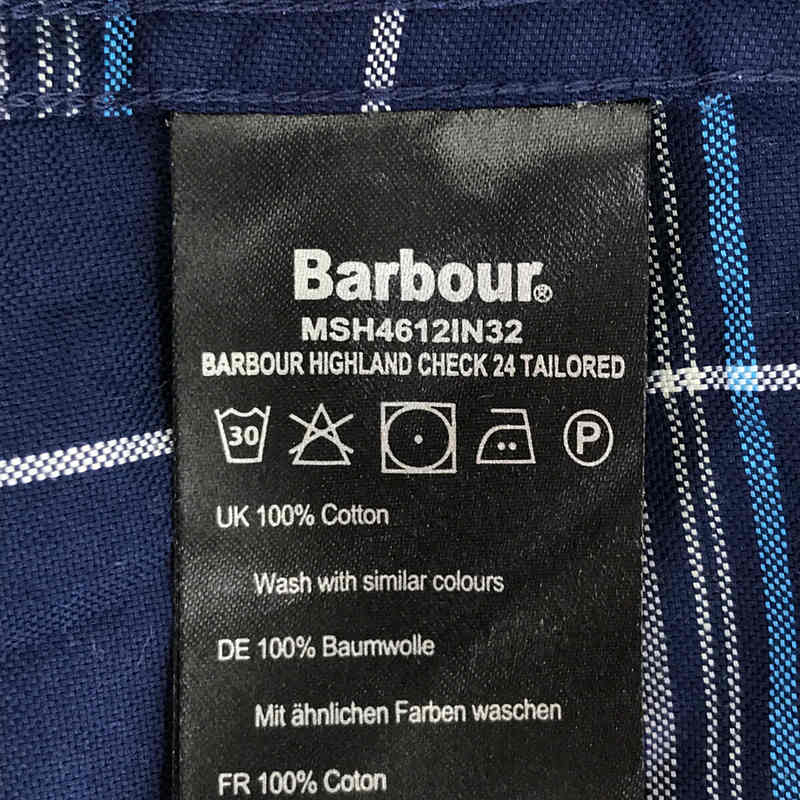 Barbour / バブアー コットン チェック ボタンダウン シャツ