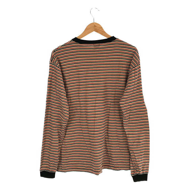 COTTON BORDER LONG SLEEVE T-SHIRT コットン ボーダー ロングスリーブ Tシャツ6(ROKU) / ロク