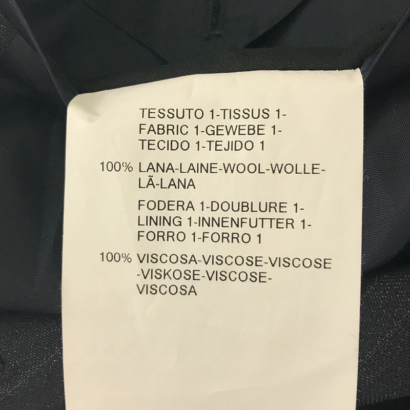ARMANI COLLEZIONI / アルマーニ コレツォーニ イタリア製 TREND ストライプ ピークドラペル 2B テーラード ジャケット パンツ セットアップ スーツ