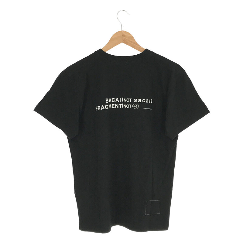 × FRAGMENT DESIGN フラグメントデザイン 別注 ボックスロゴ 両面 プリント Tシャツsacai / サカイ