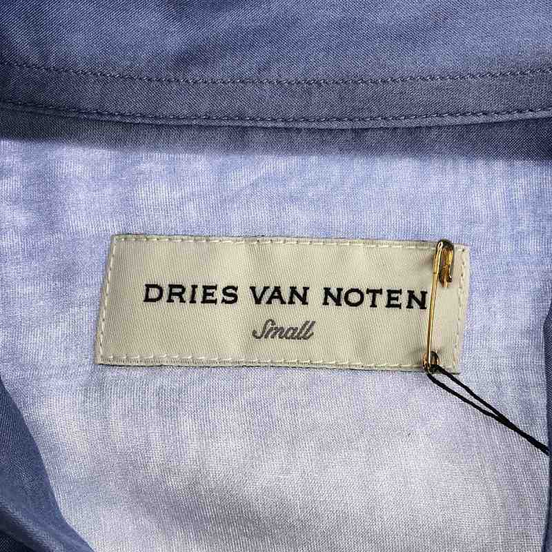 DRIES VAN NOTEN / ドリスヴァンノッテン CALANDER TRIS 8162 M.W.SHIRT silk100％ / シルク カランダートリスシャツ