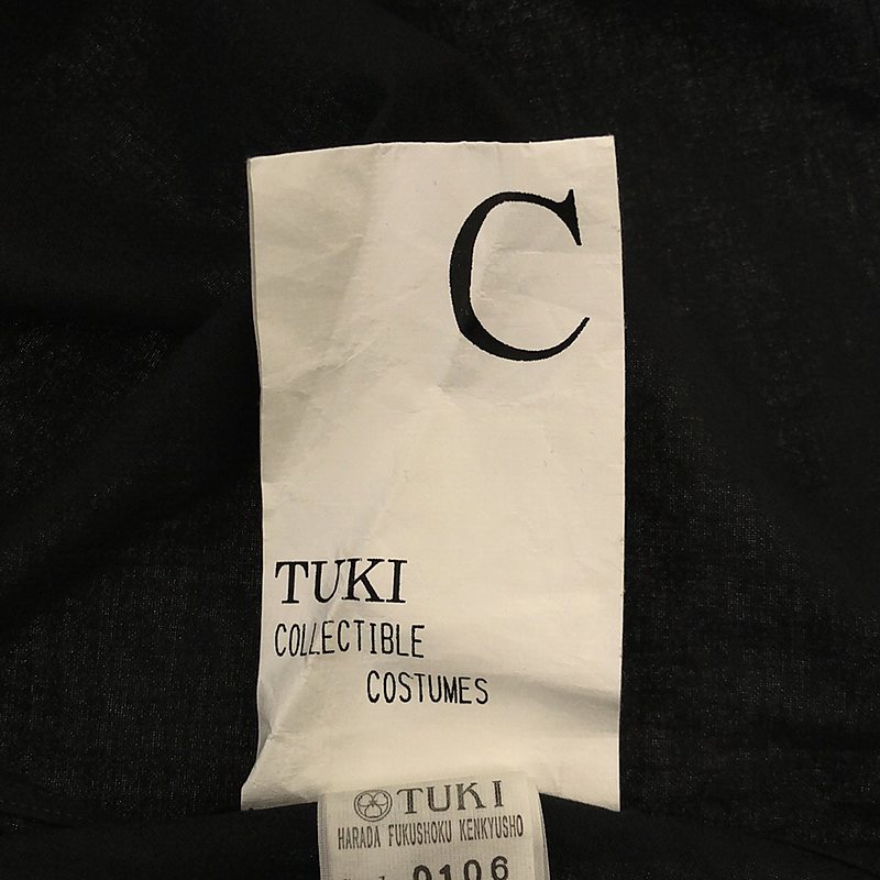 ​TUKI / ツキ 0106 BLOUSES / ブラウス  / S/S コットン ワークシャツ