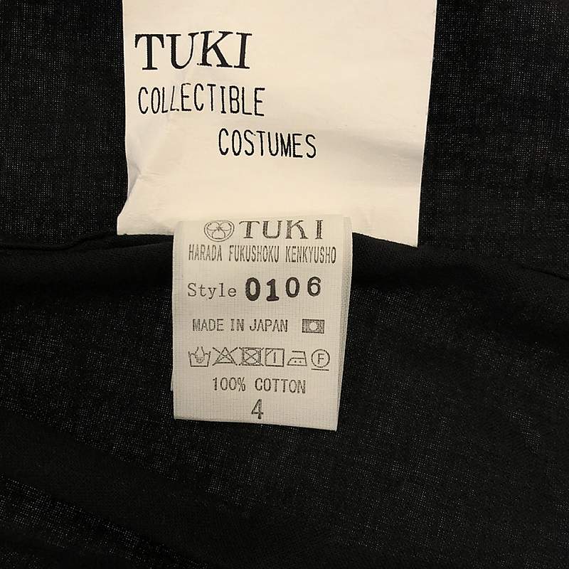 ​TUKI / ツキ 0106 BLOUSES / ブラウス  / S/S コットン ワークシャツ