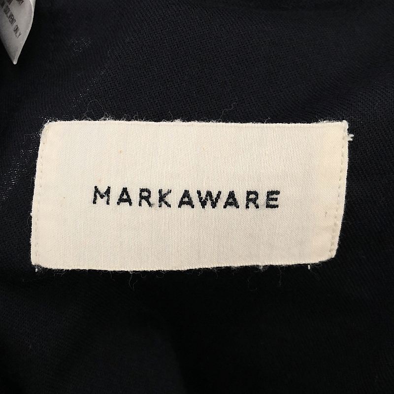 MARKAWARE / マーカウェア FRONT PLEATS TROUSERS ウール ヘンプ フロントプリーツ トラウザー