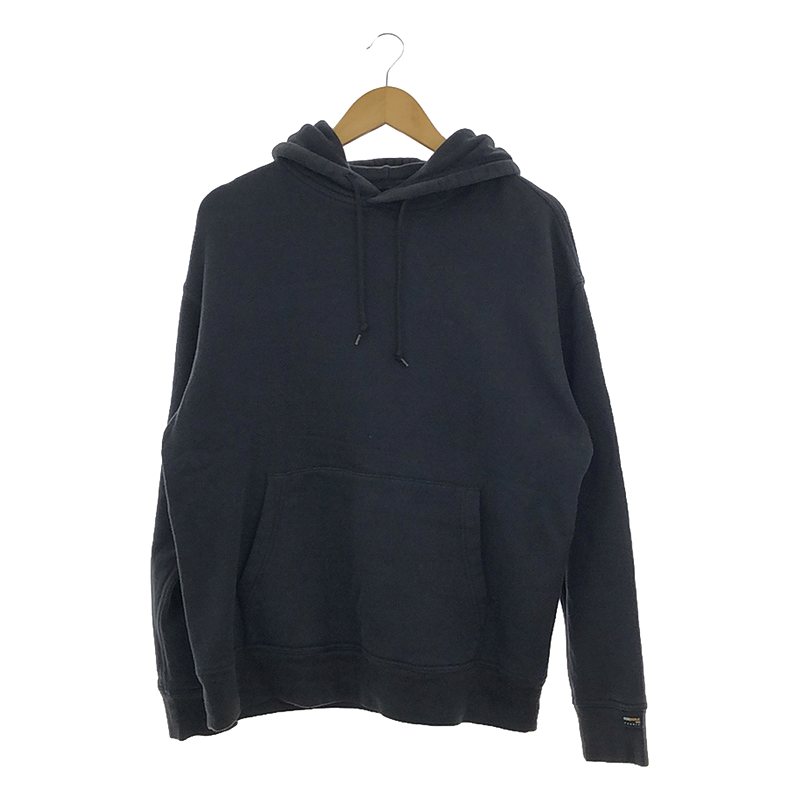 HOODED SWEATSHIRT コットン ナイロン コーデュラファブリック プルオーバー スウェットパーカー