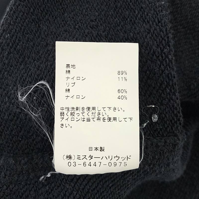 N.HOOLYWOOD / エヌハリウッド HOODED SWEATSHIRT コットン ナイロン コーデュラファブリック プルオーバー スウェットパーカー