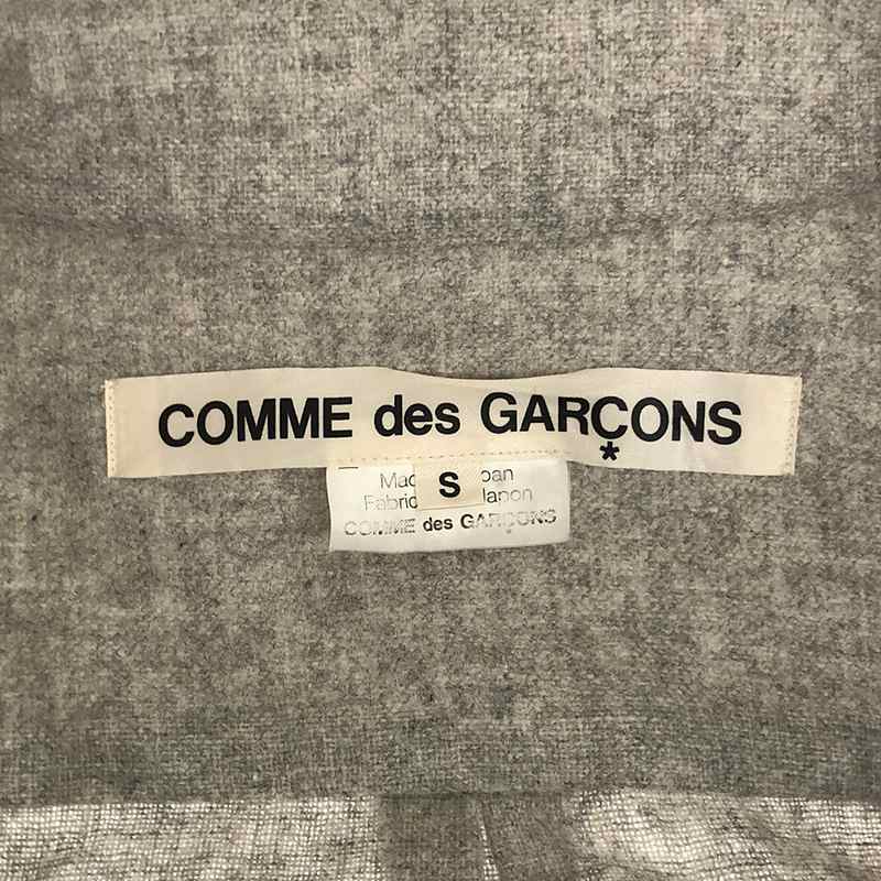 COMME des GARCONS / コムデギャルソン ウール ワイドカラーシャツ