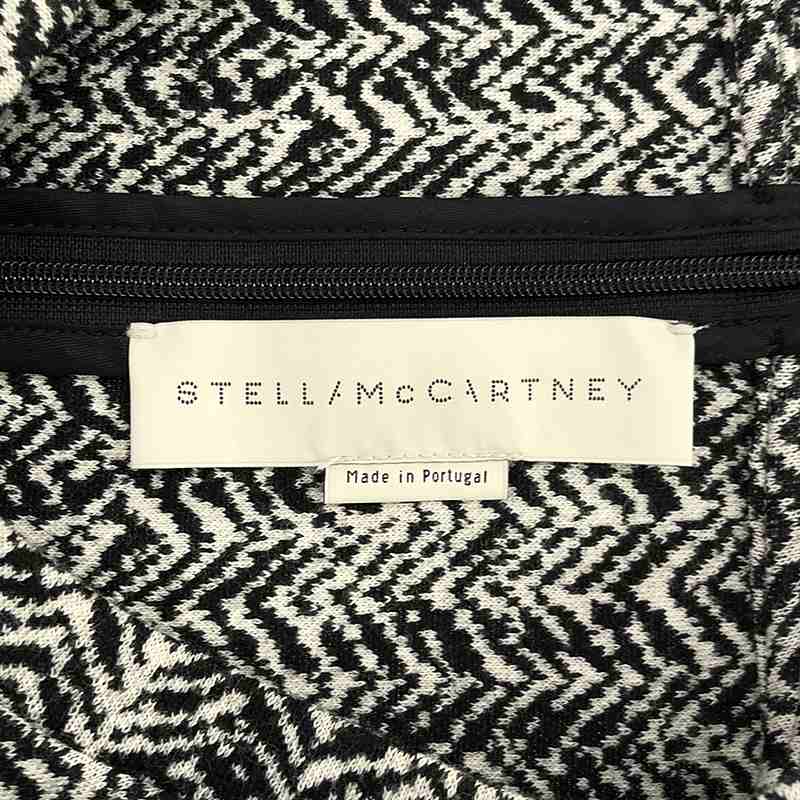 STELLA McCARTNEY / ステラマッカートニー ウール混 総柄 切替 プルオーバー ロングスリーブカットソー