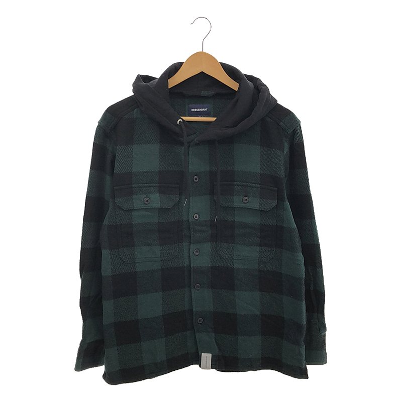 SPICOLI HOODED LS SHIRT フーデッド チェック フランネルシャツ