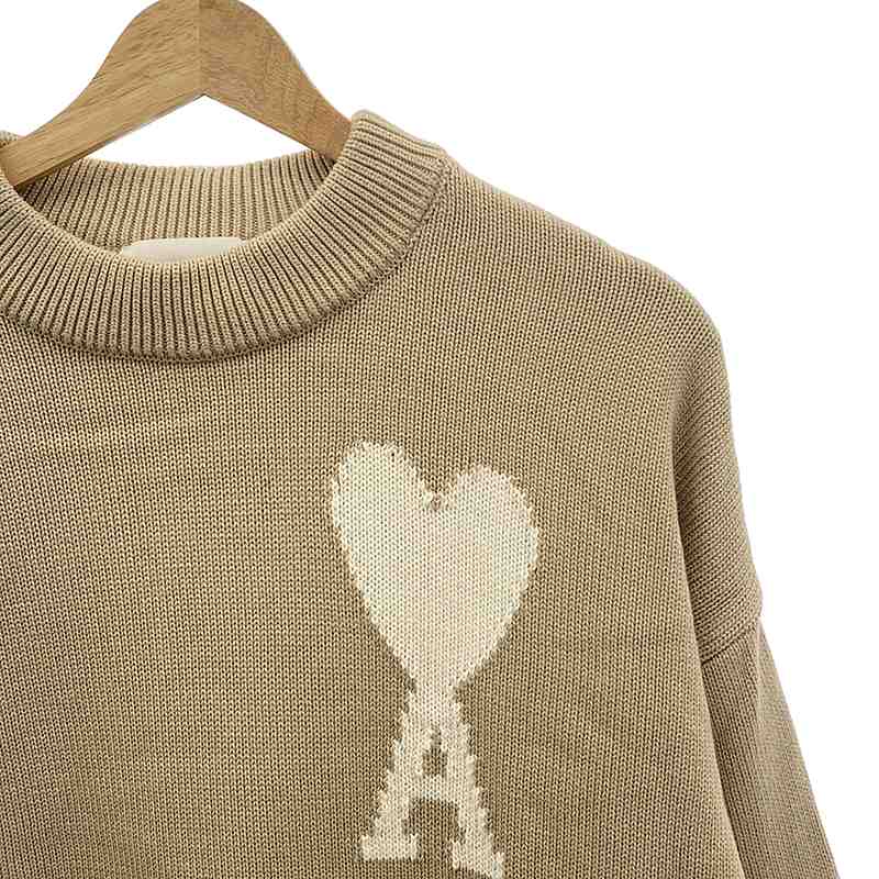 AMI Alexandre Mattiussi / アミ・アレクサンドルマテュッシ Ami De Coeur Crewneck Sweater コットン クルーネックニット