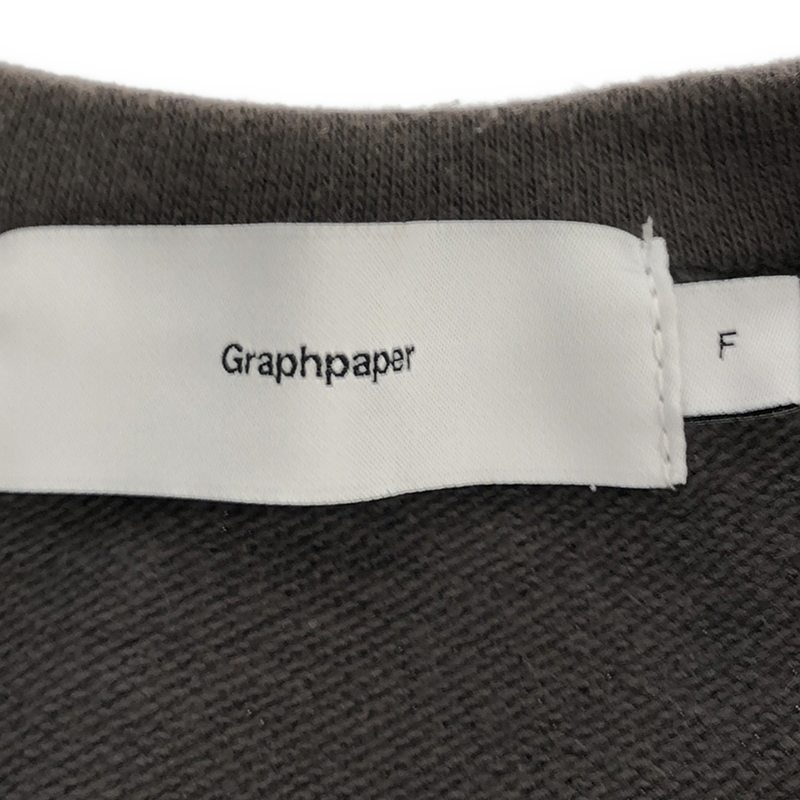 Graphpaper / グラフペーパー Compact Terry Crew Neck / コットンコンパクトテリー クルーネックプルオーバー