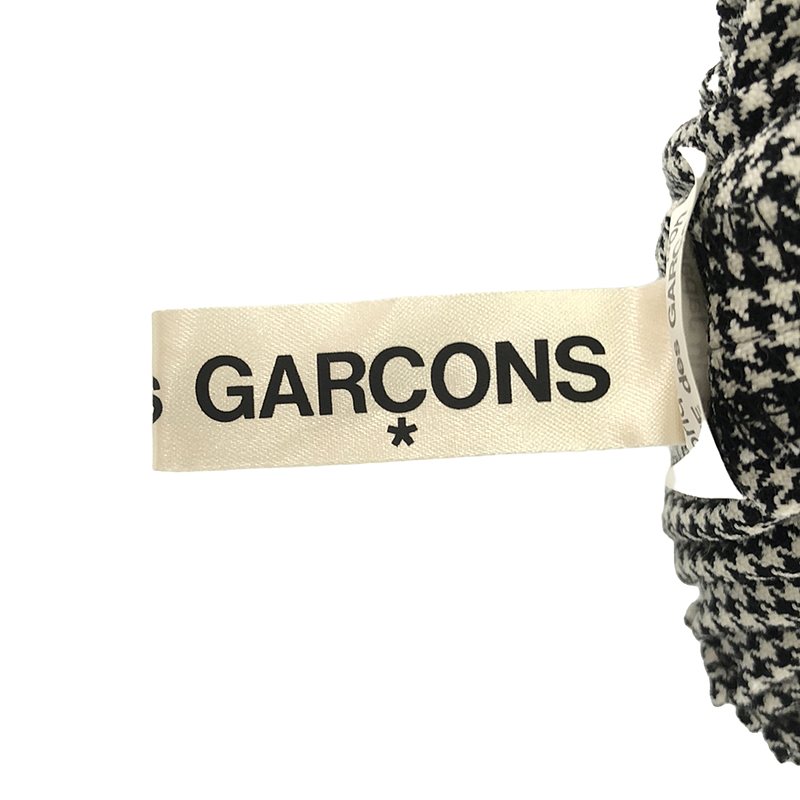 COMME des GARCONS / コムデギャルソン ウール 千鳥 バルーン ワイドパンツ