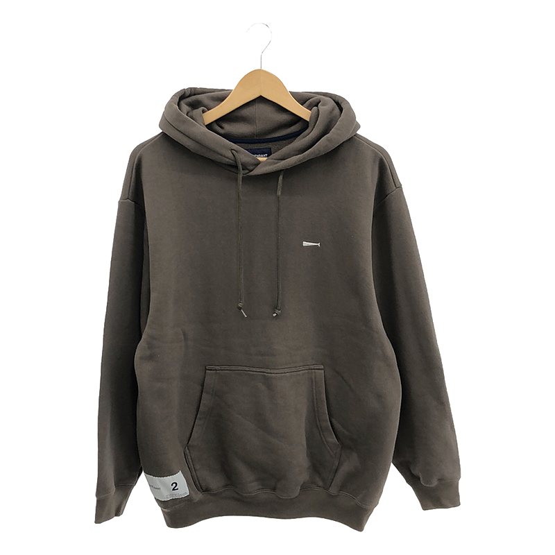 PE HOODED SWEATSHIRT ロゴ刺しゅう プルオーバーパーカー フーディ