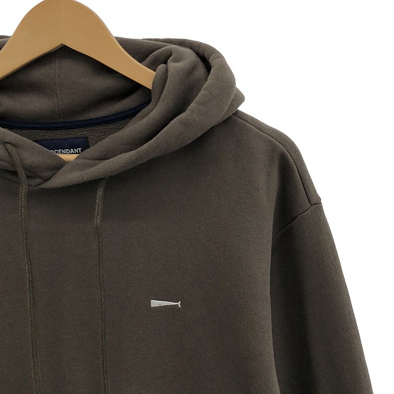 DESCENDANT / ディセンダント PE HOODED SWEATSHIRT ロゴ刺しゅう プルオーバーパーカー フーディ