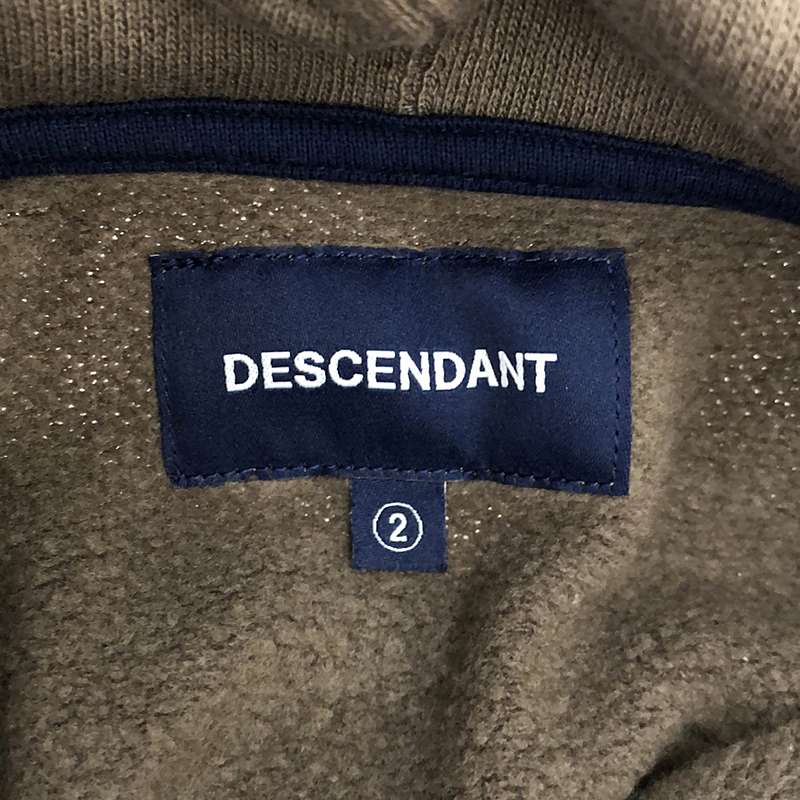 DESCENDANT / ディセンダント PE HOODED SWEATSHIRT ロゴ刺しゅう プルオーバーパーカー フーディ