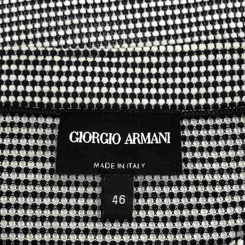 GIORGIO ARMANI / ジョルジオアルマーニ スキッパー メランジニット Tシャツ