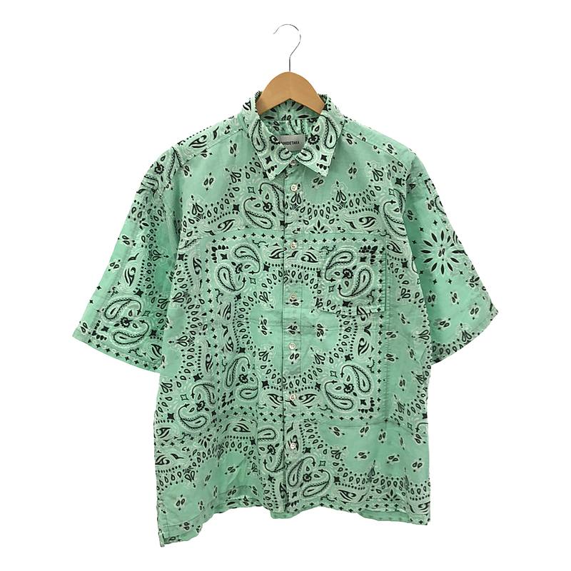 BANDANA SHIRT パッチワーク バンダナ 半袖シャツ