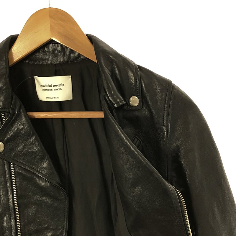 beautiful people / ビューティフルピープル vintage leather riders jacket ライダースジャケット