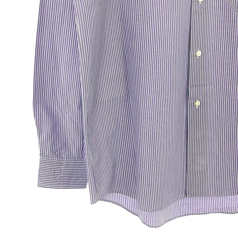Kaptain Sunshine / キャプテンサンシャイン Cotton Semi Spread Collar Shirt ストライプ コットン セミスプレッドカラーシャツ