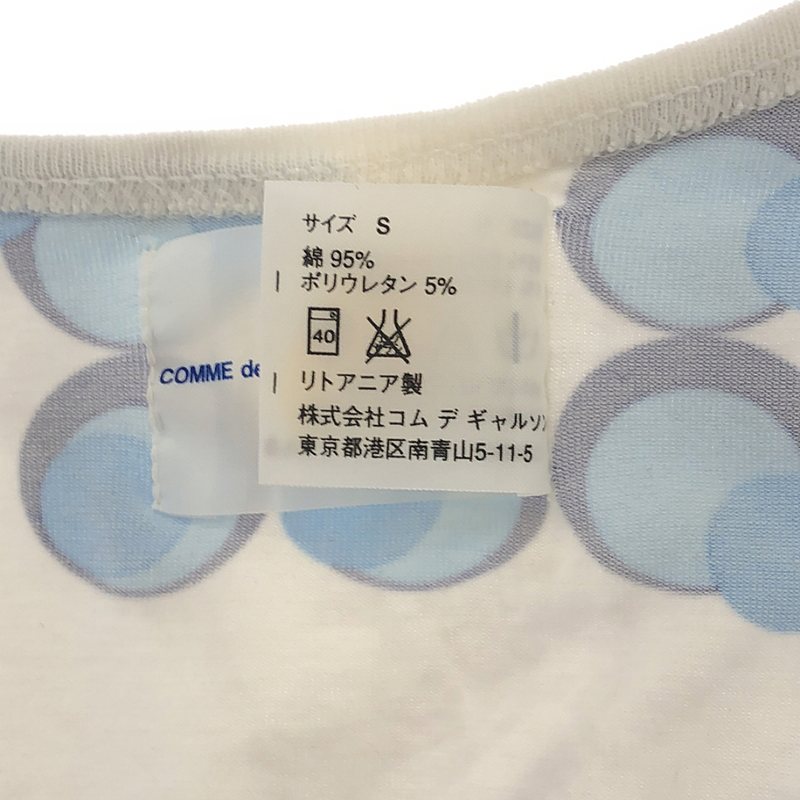 COMME des GARCONS SHIRT / コムデギャルソンシャツ 総柄 コットン タンクトップ