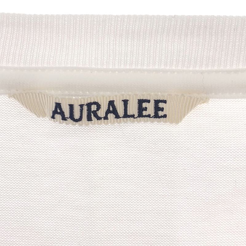 AURALEE / オーラリー LUSTER PLAITING L/S TEE スーピマコットン プレーティング ロングスリーブTシャツ
