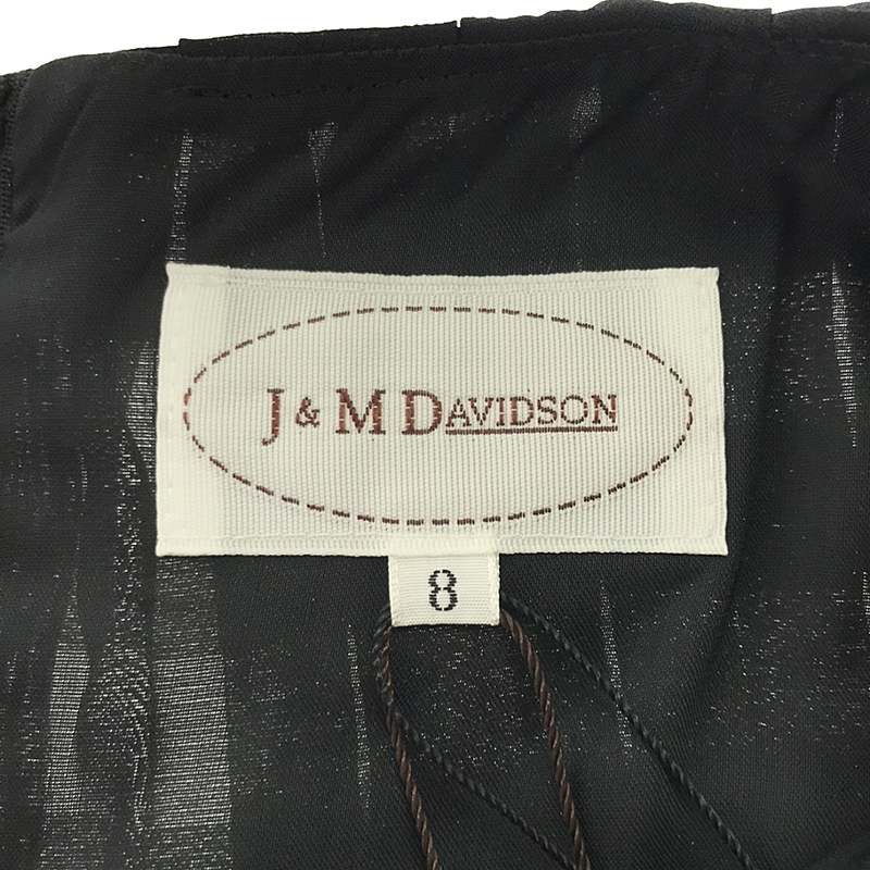 J&M DAVIDSON / ジェイアンドエムデヴィッドソン チェック プリーツ ノースリーブブラウス