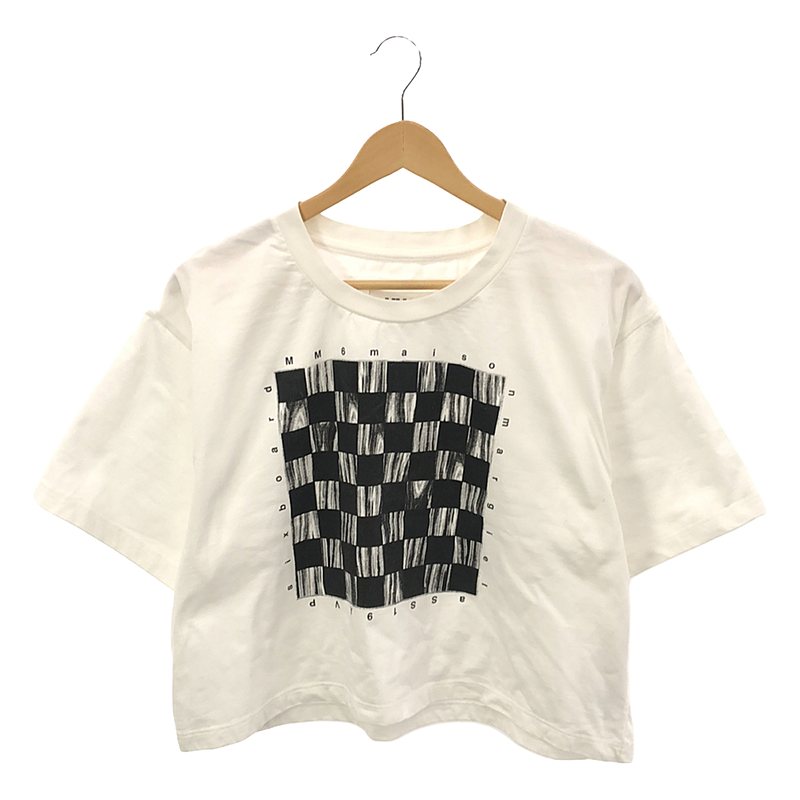 CHECKERS PRINTED SHORT TEE Tシャツ