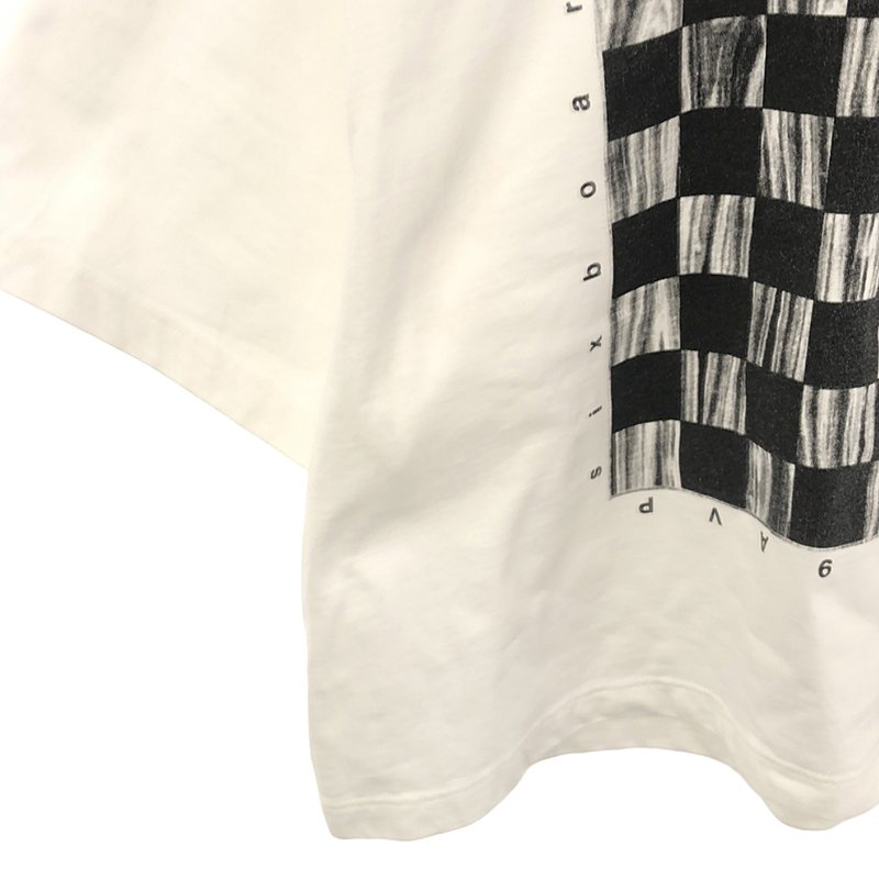 MM6 Maison Margiela / エムエムシックスメゾンマルジェラ CHECKERS PRINTED SHORT TEE Tシャツ