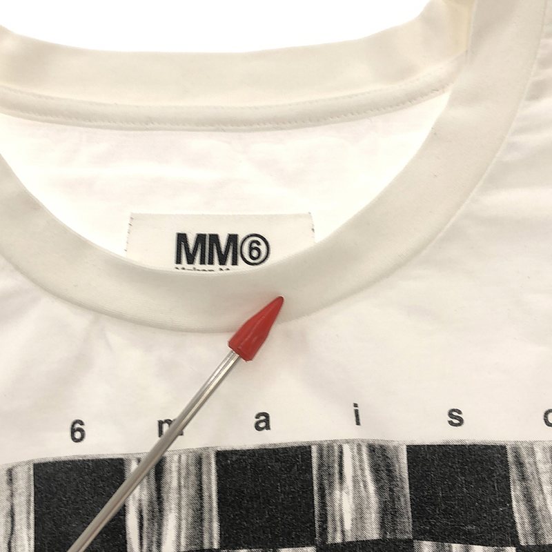 MM6 Maison Margiela / エムエムシックスメゾンマルジェラ CHECKERS PRINTED SHORT TEE Tシャツ