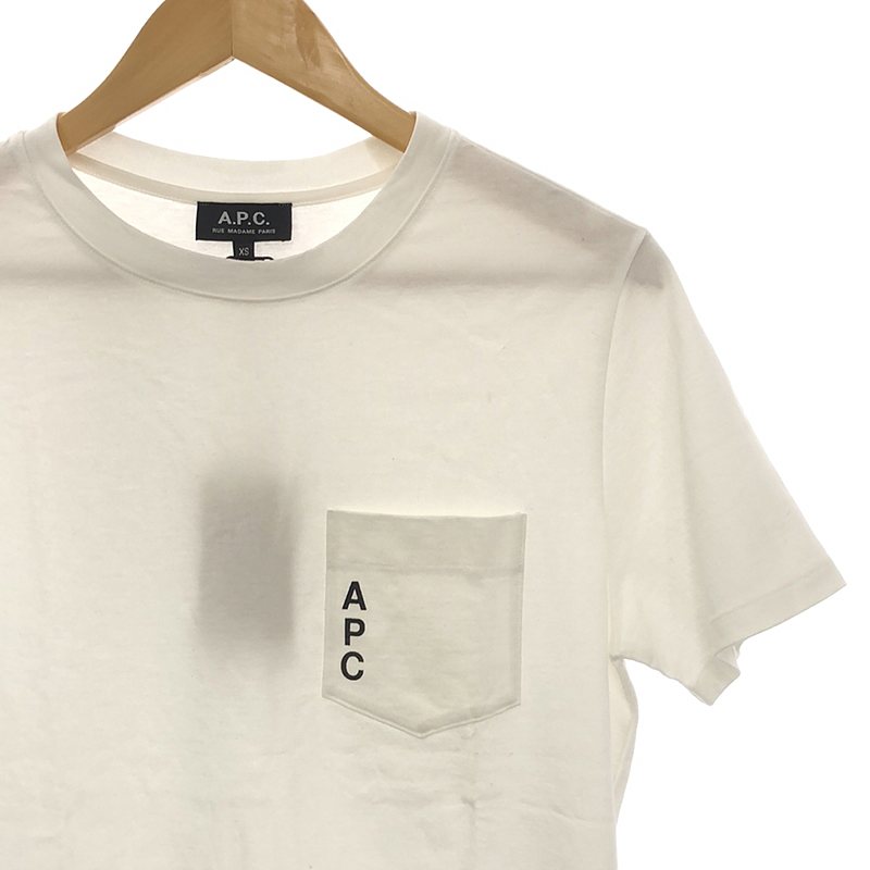 A.P.C. / アーペーセー ワンポイントロゴ ポケットTシャツ
