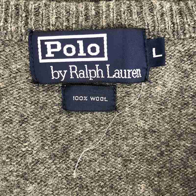 POLO RALPH LAUREN / ポロラルフローレン ワンポイント ポニー ウール ニットベスト セーター