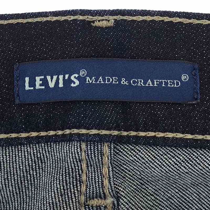LEVI'S MADE & CRAFTED / リーバイスメイド&クラフテッド レザーパッチ 濃紺デニム スキニーパンツ