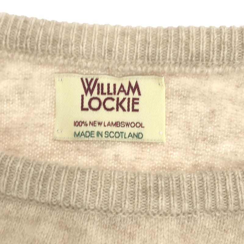 journal standard luxe / ジャーナルスタンダードラックス WILLIAM LOCKIE LOGO CREWNECK RAGLAN PULL ニット