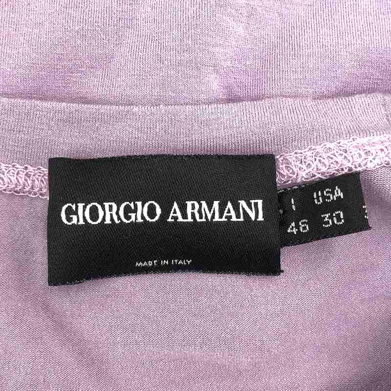 GIORGIO ARMANI / ジョルジオアルマーニ ロゴ ラバープリント ロングスリーブカットソー