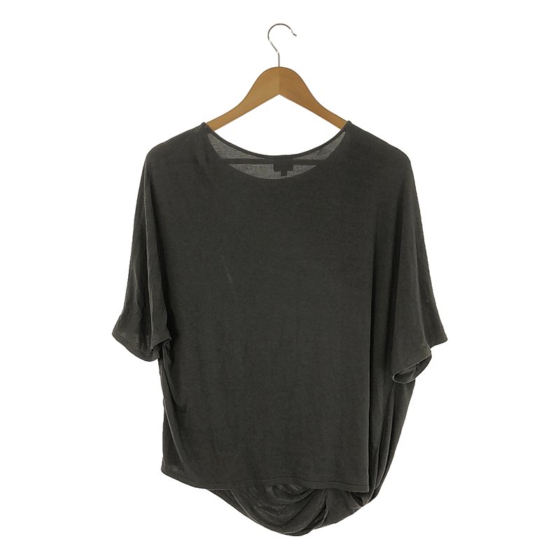 ARMANI COLLEZIONI / アルマーニコレツォーニ アシンメトリー ドレープ 変形 カットソー Tシャツ