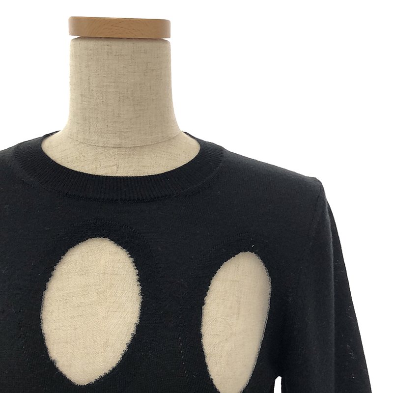 COMME des GARCONS / コムデギャルソン カットアウト ニット プルオーバー