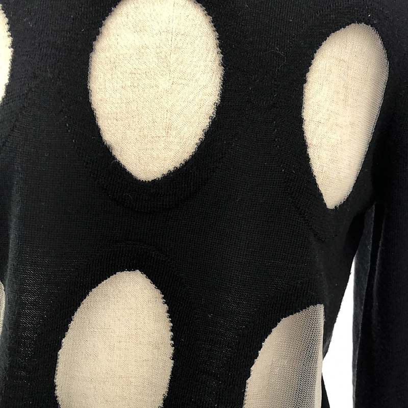 COMME des GARCONS / コムデギャルソン カットアウト ニット プルオーバー