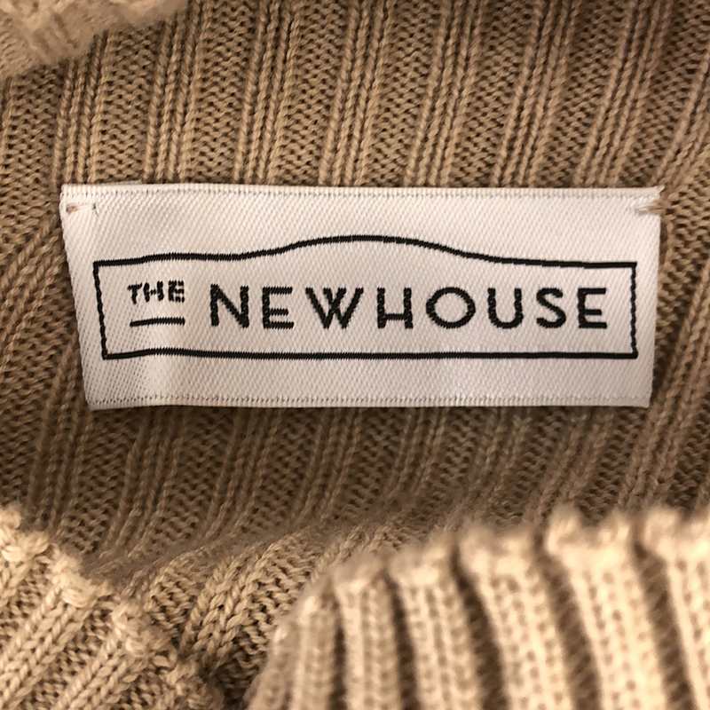 THE NEWHOUSE / ザ ニューハウス コットン カシミヤ ロングスリーブ ニット