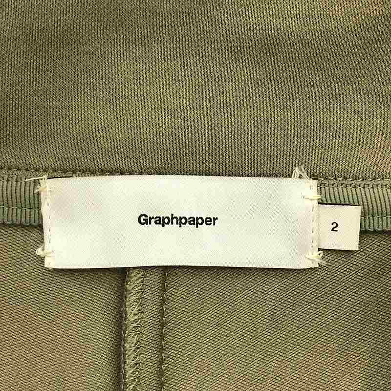 Graphpaper / グラフペーパー Military Jersey Half Zip Pullover / ミリタリー ハーフジップ プルオーバー